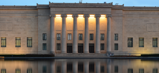 the outside of the nelson-atkins museum of art