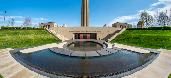 the front of the National WWI Museum and Memorial